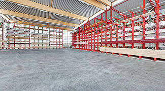 cantilever racking warehouse